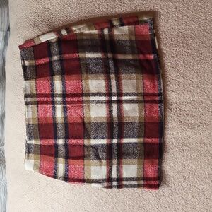 Unbranded Plaid Wool Skirt, Size M